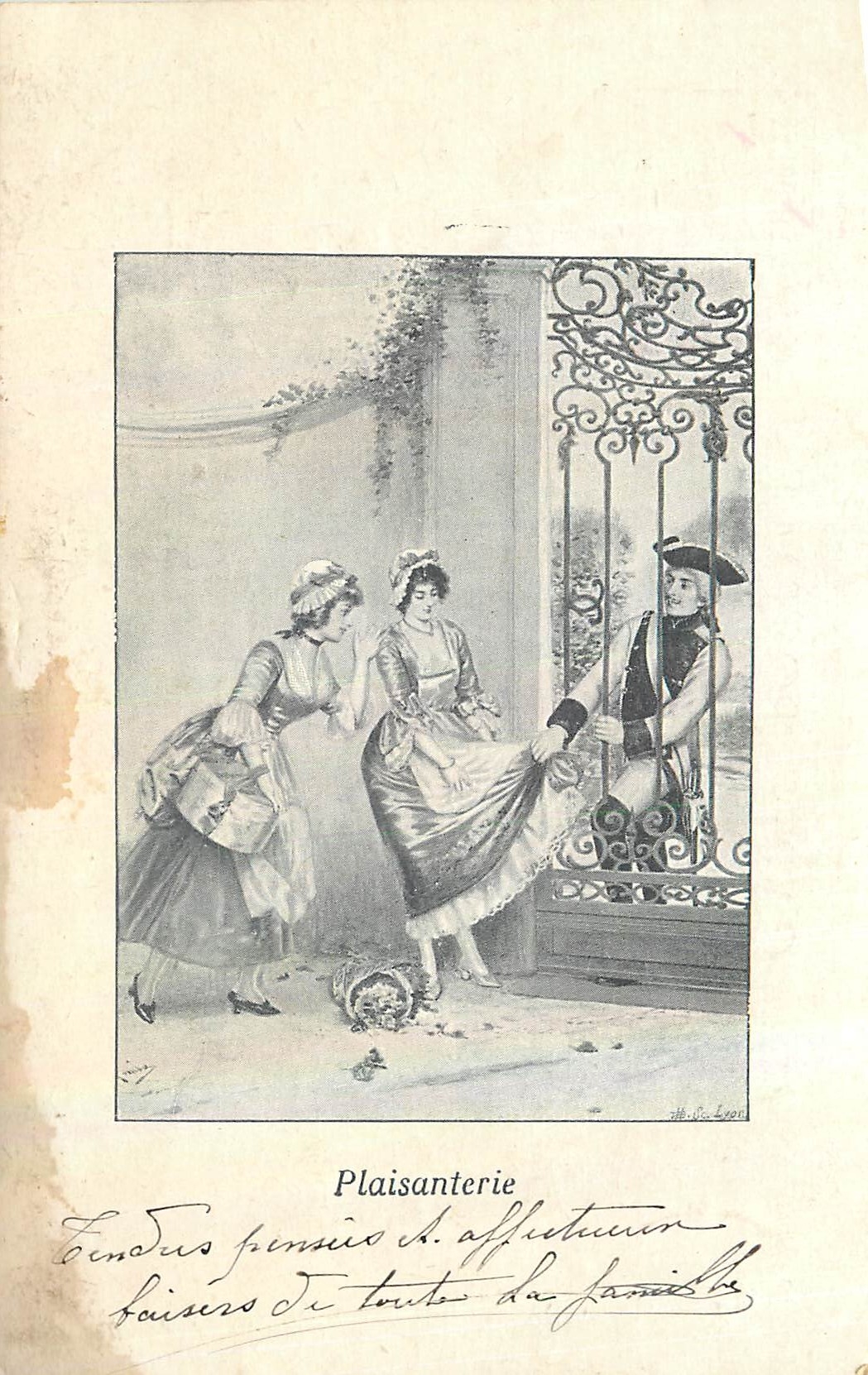 CPA Plaisanterie Femme