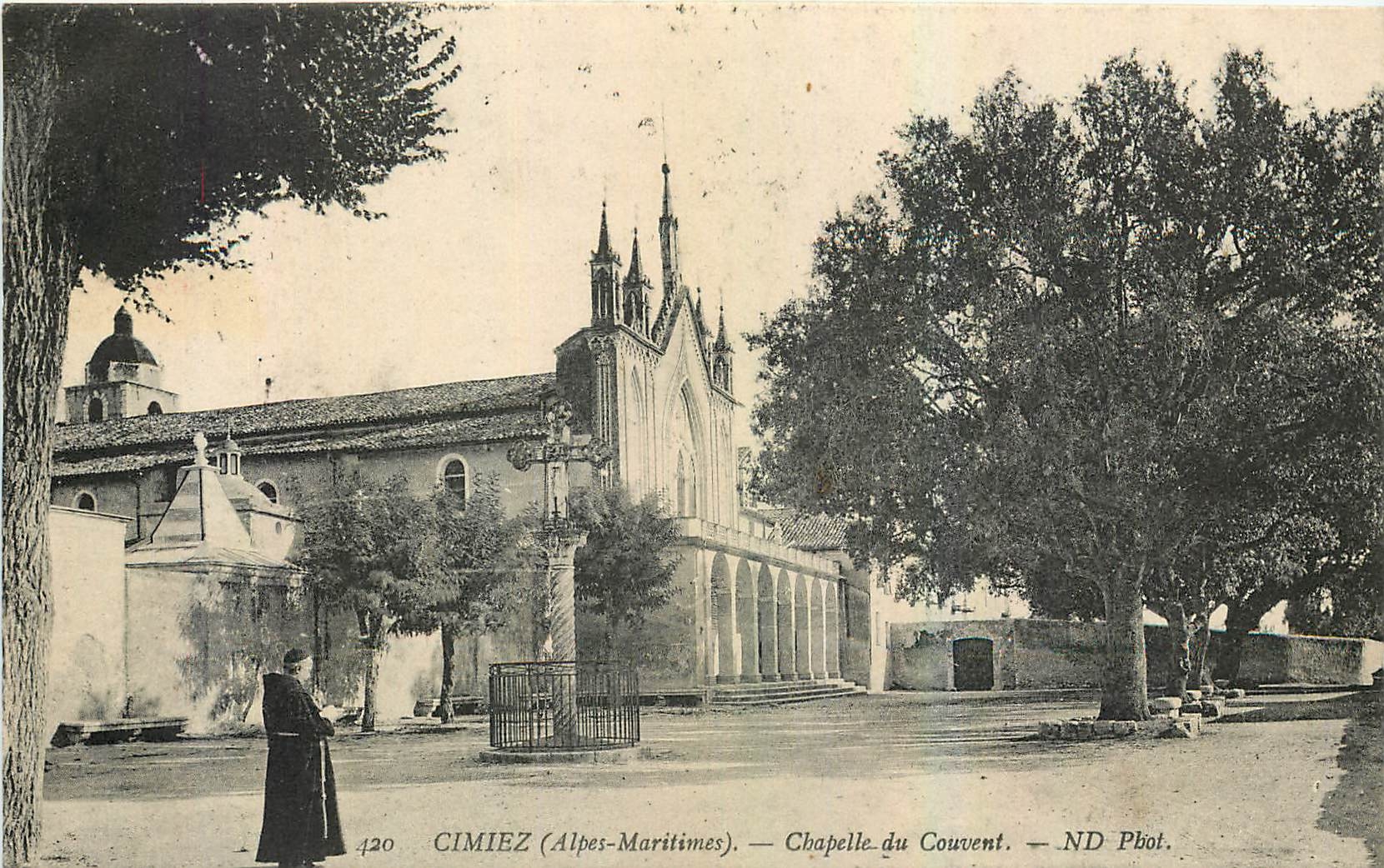 CPA Cimiez Alpes Maritimes Chapelle du Couvent 