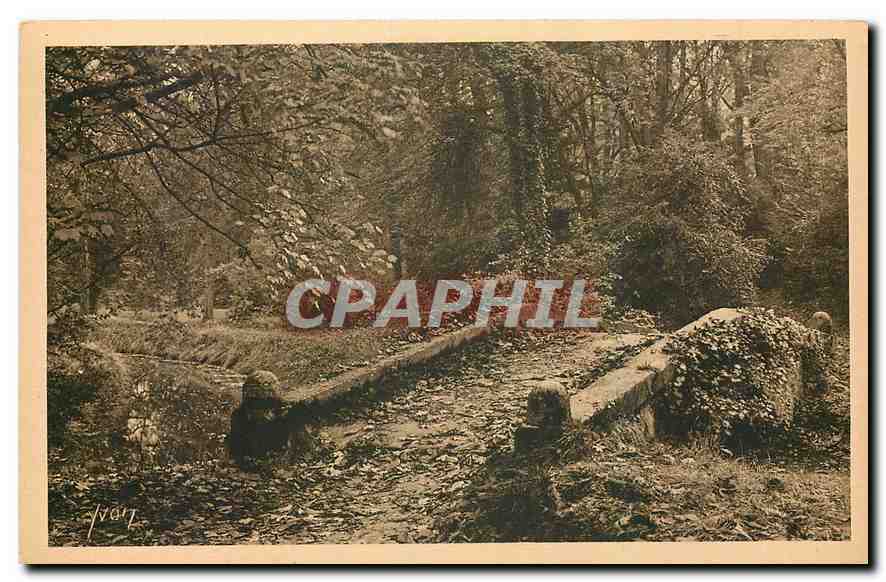 CPA Petit Trianon Pont rustique 