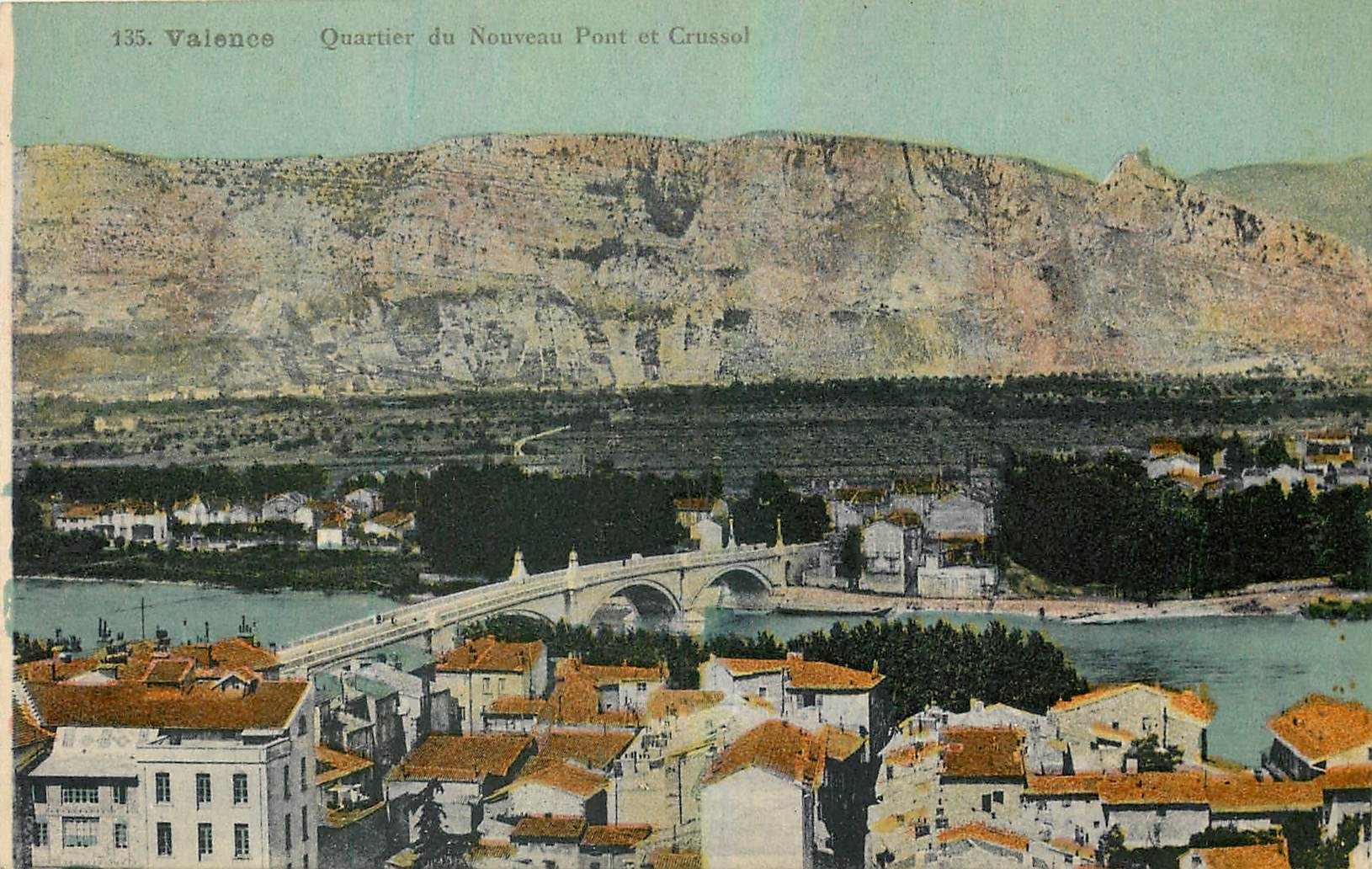CPA Valence Quartier du Nouveau Pont et Crissol 