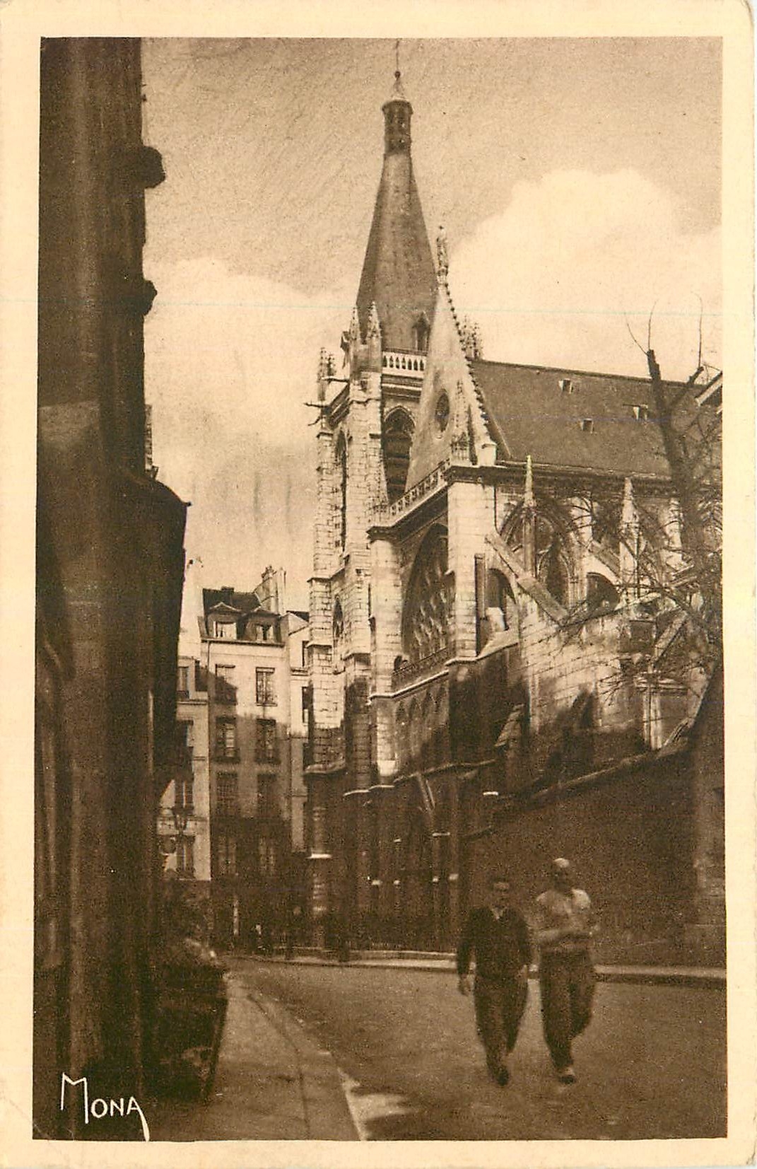 CPA Petits Tableaux de Paris l'Eglise Saint Severin 