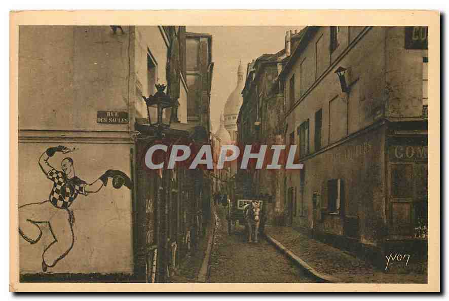 CPA Paris Montmartre La Rue Saint Rustique 