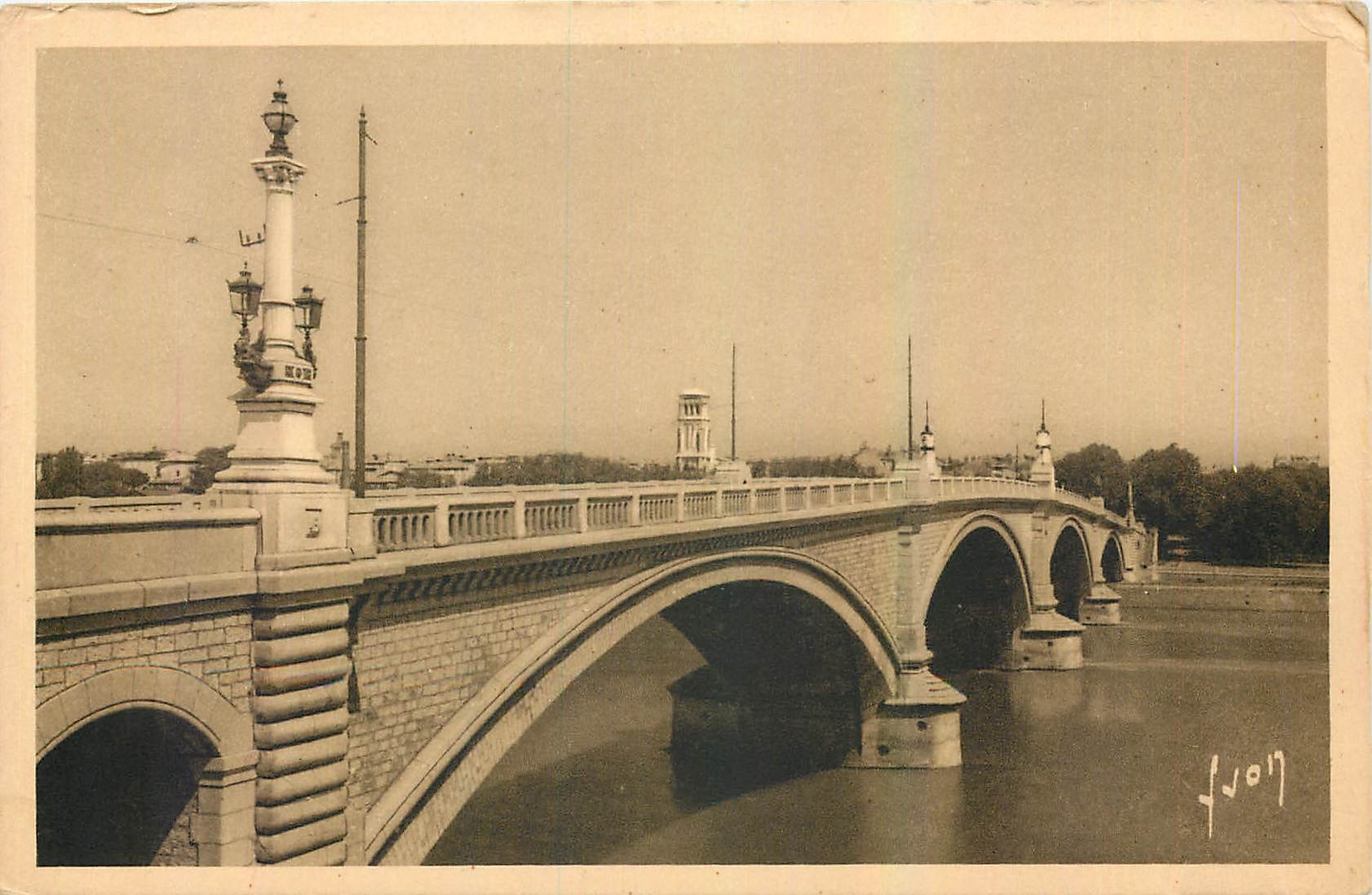 CPA Valence Drome Pont de St Peray et le Rhone 