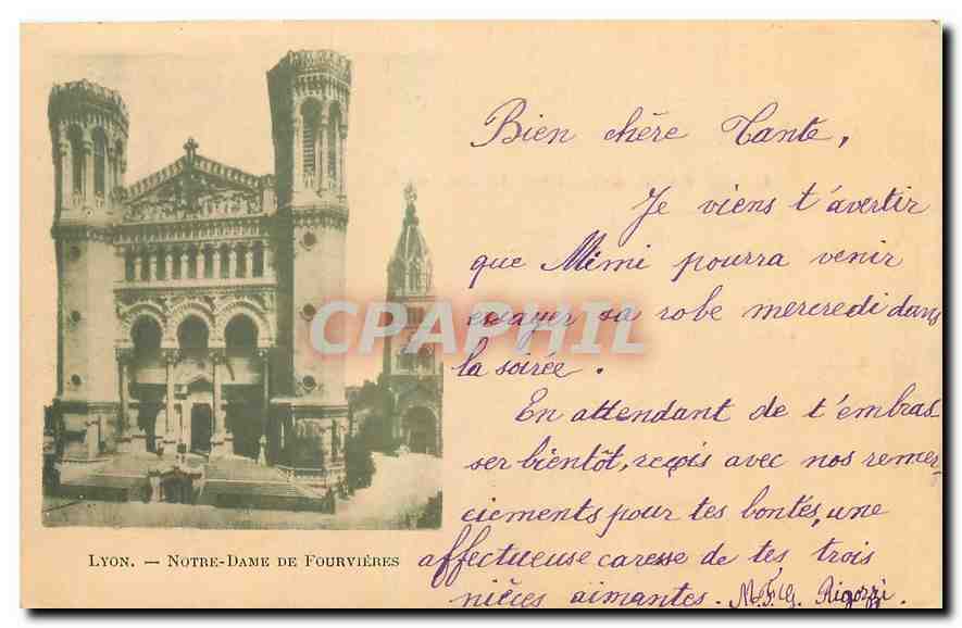 CPA Lyon Notre Dame de Fourvieres 