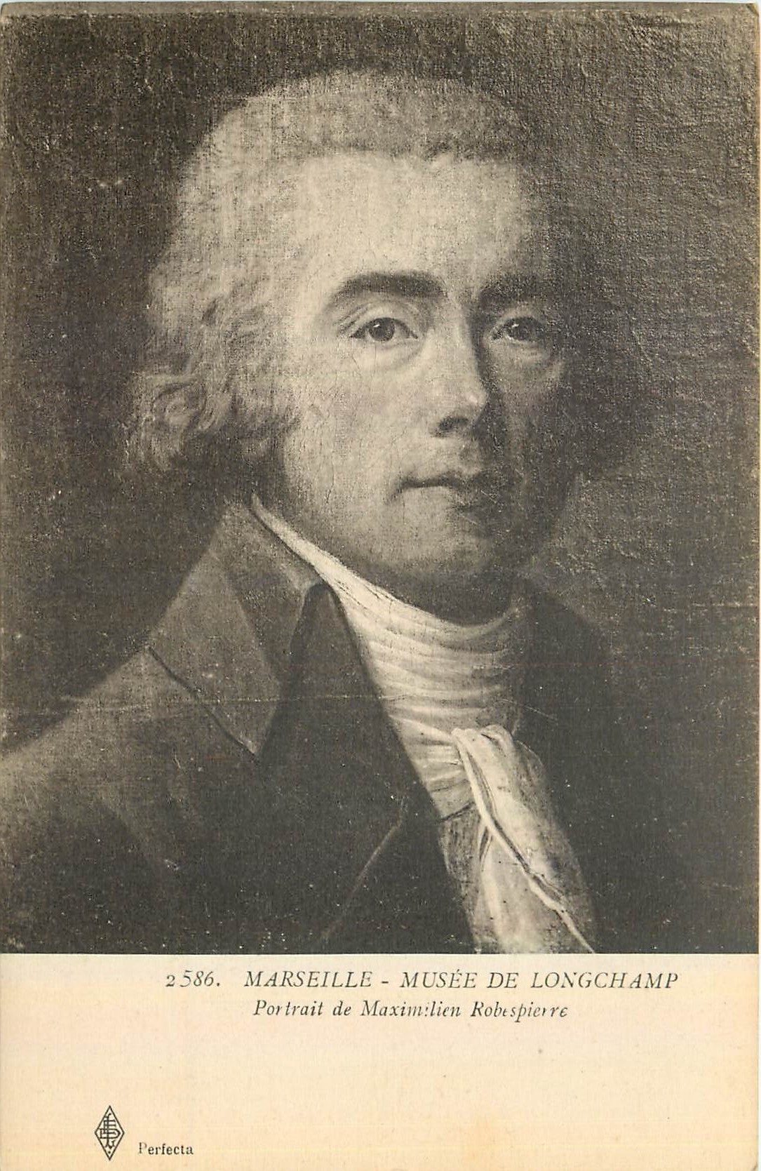 CPA Marseille Musee de Longchamp Portait de Maximilien Robispierre 