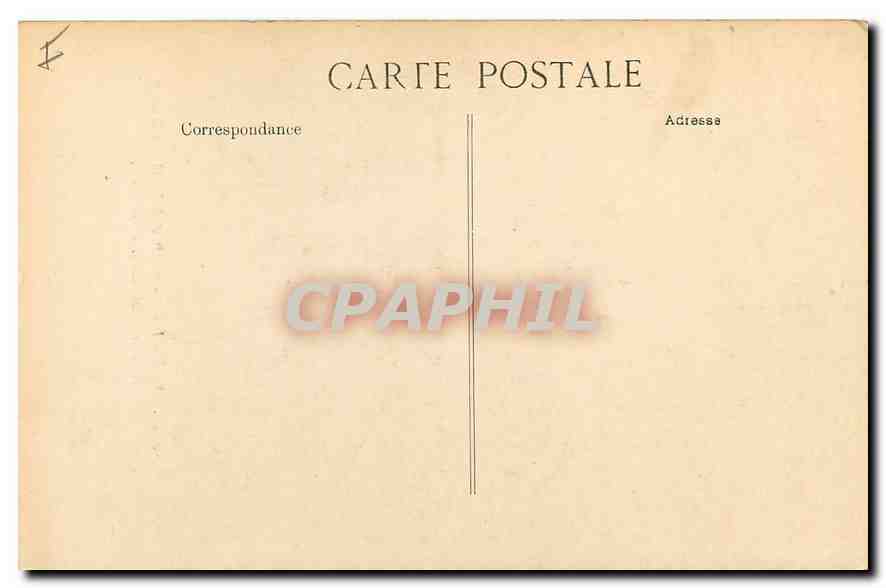 CPA Marseille Musee de Longchamp Portait de Maximilien Robispierre  — Rückseite