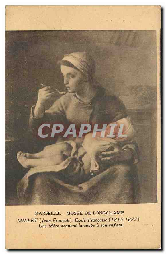 CPA Marseille Musee de Longchamp Millet jean Francaise 