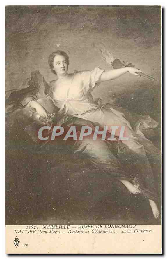 CPA Marseille Musee de Longchamp Nattier Jean Mare Duchesse de Chateauroux Ecole Francaise 