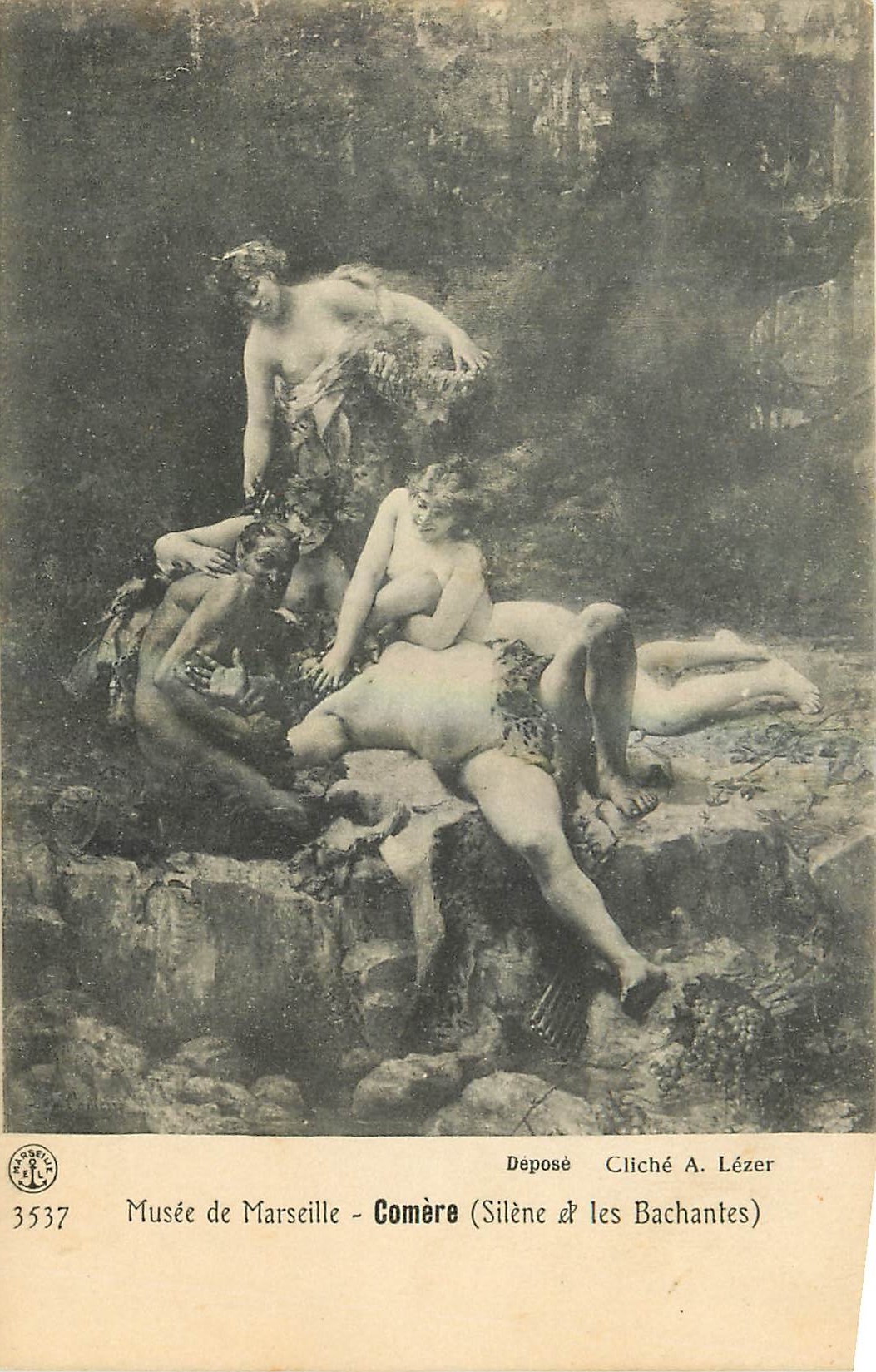 CPA Musee de Marseille Comere Silene et les Bachantes 