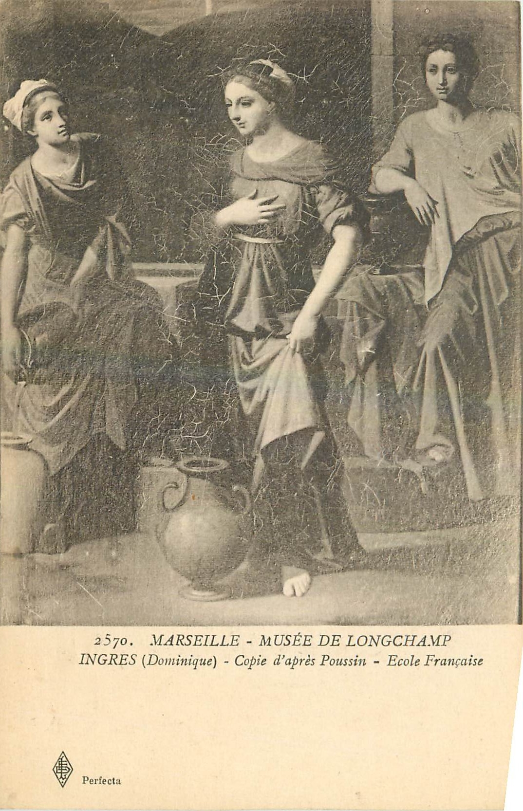 Marseille - Musée de Longchamp — Ingres (Dominique) - Copie d'après Poussin - École Française