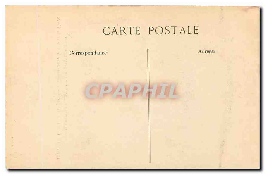 CPA Marseille Musee de Longchamp De crayer Gaspar l'Homme entre le Vice et la Vertu  — Rückseite