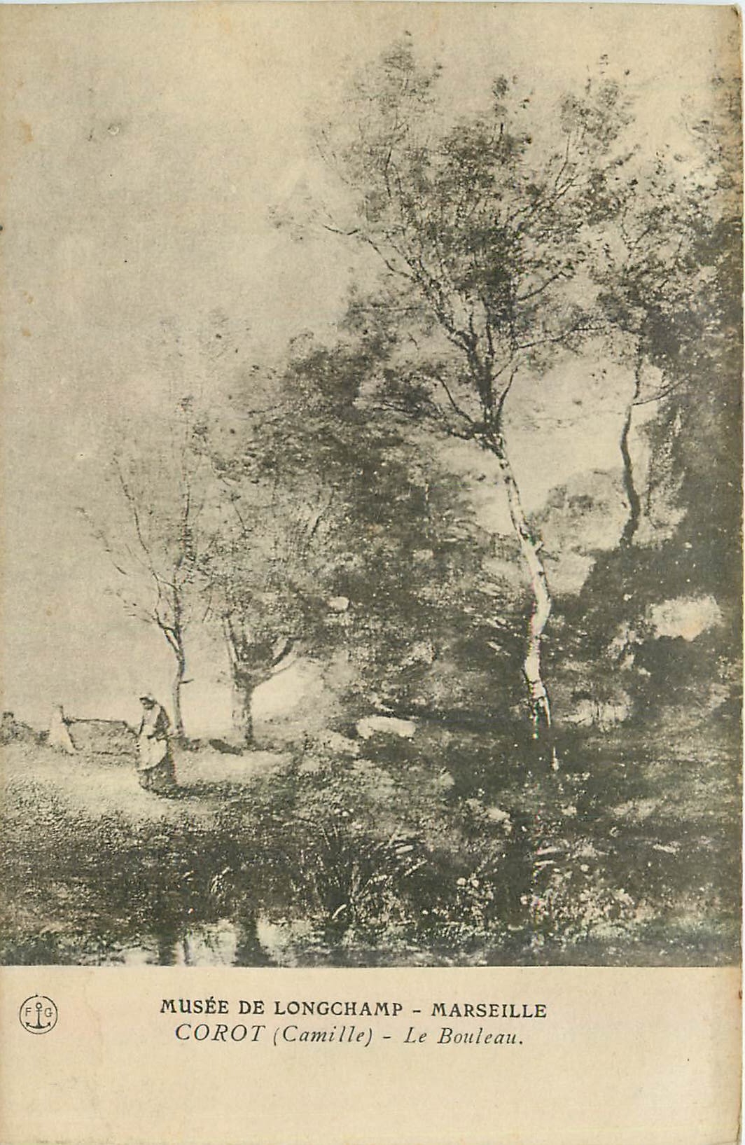 Musée de Longchamp - Marseille - Corot (Camille) - Le Bouleau