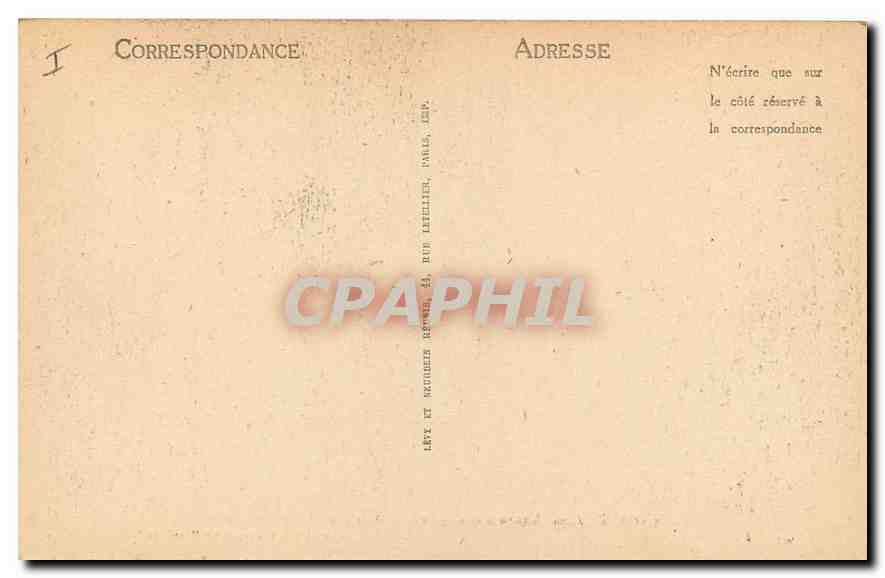 CPA Marseille Musee de Longchamp Corot Jean Baptiste Camille Vue du Tyrol Italien  — Verso