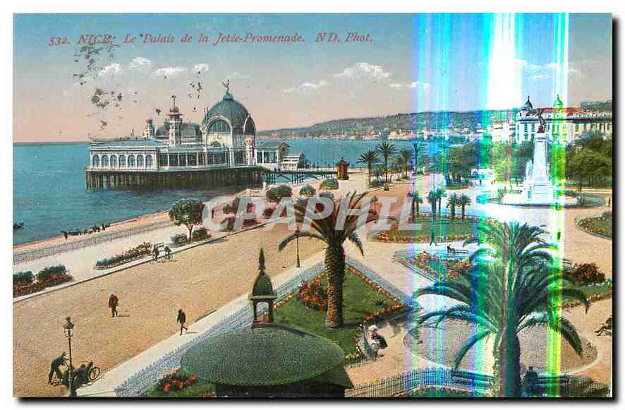 CPA Nice Le Palais de la Jetee Promenade 