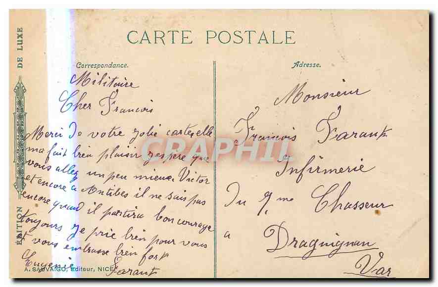 CPA Nice Le Palais de la Jetee Promenade  — Rückseite
