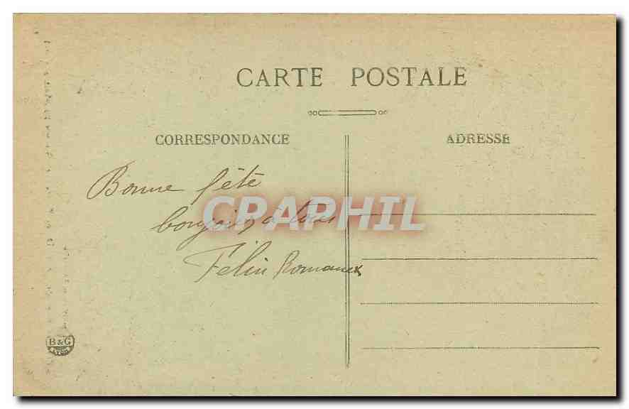 CPA Lyon Basilique de N D de Fourviere Vierge du Maitre Autel  — Verso