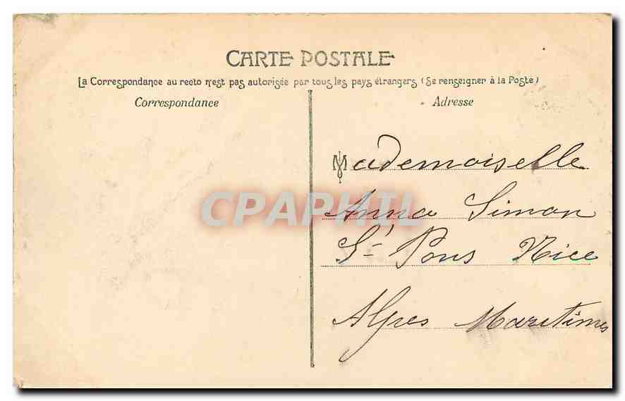 CPA Valence Ancien pont et vue generale  — Rückseite