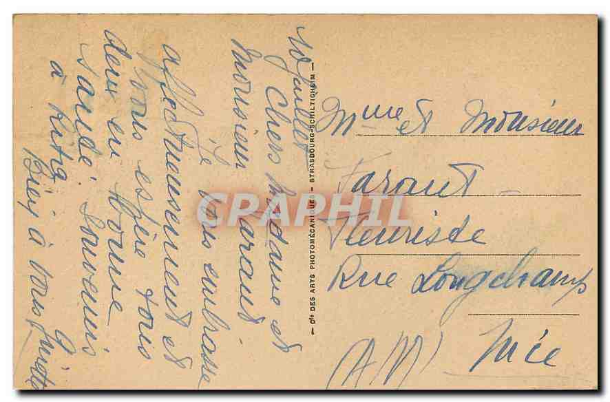CPA Vichy Bords de l'Allier Chalet de canotage — Rückseite