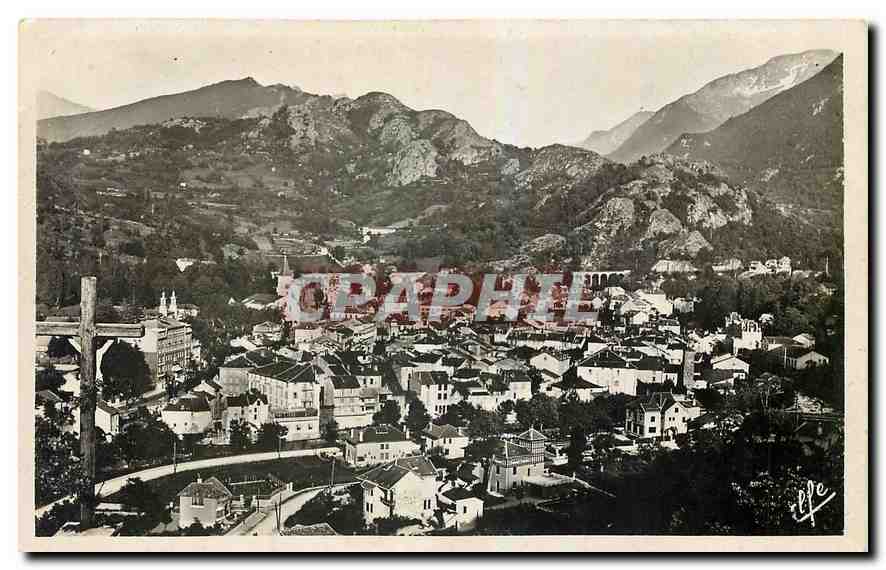 CPA Pyrenees Ocean Ax les thermes vue generale 