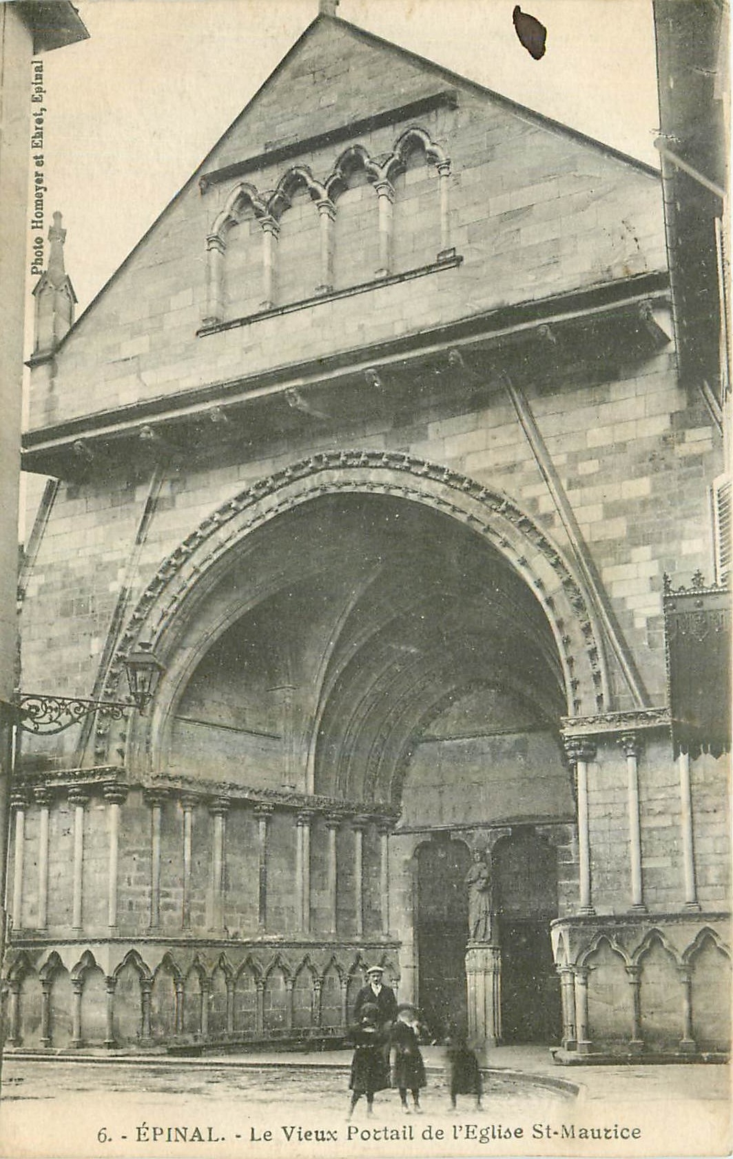 CPA Epinal Le Vieux Portail de l'Eglise St Maurice 