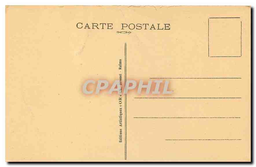 CPA Chalons sur Marne Le Bastion Mauvillain  — Back