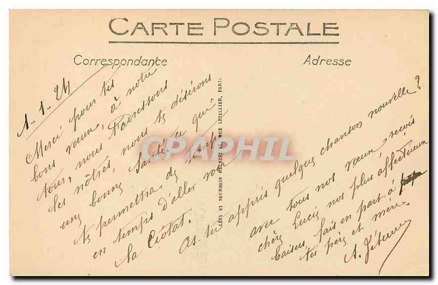 CPA Toulouse Fenetre de l'Hotel du Vieux Raisin  — Rückseite