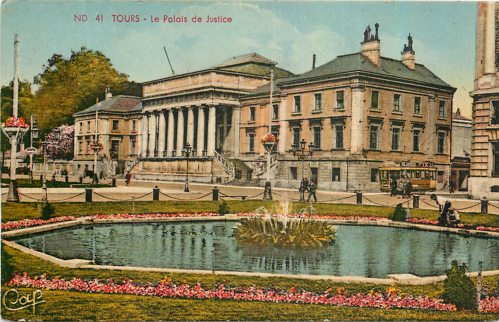 CPA Tours Le Palais de Justice 