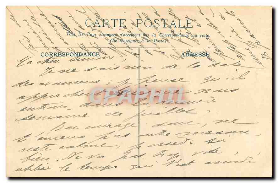 CPA Musee de Luxembourg Puvis de Chavannes Le Pauve Pecheur  — Rückseite