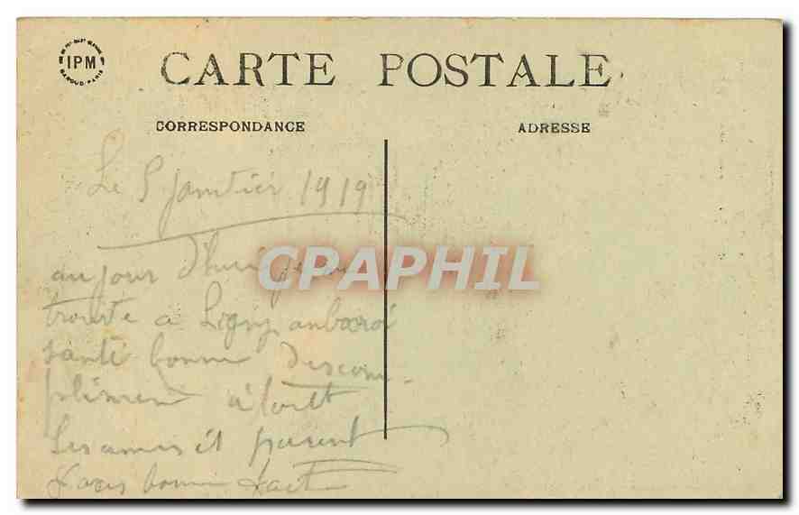 CPA Ligny en Barrois Meuse Eglise Notre Dame Entree principale  — Rückseite