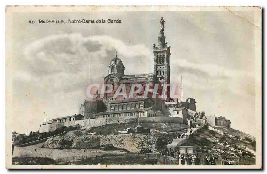 CPA Marseille Notre Dame de la Garde 