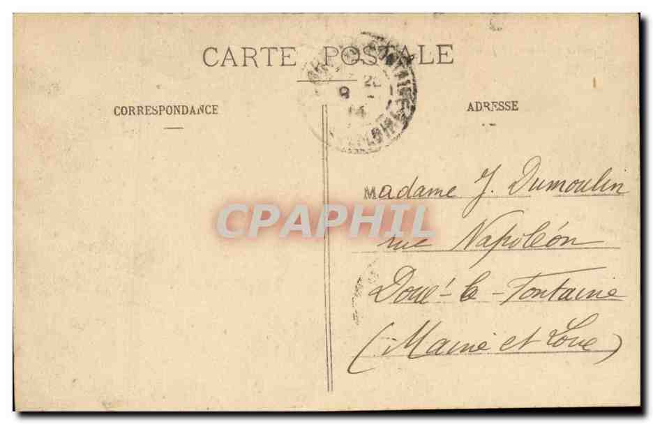 Angers CPA le jardin et entree du musee St Jean — Back