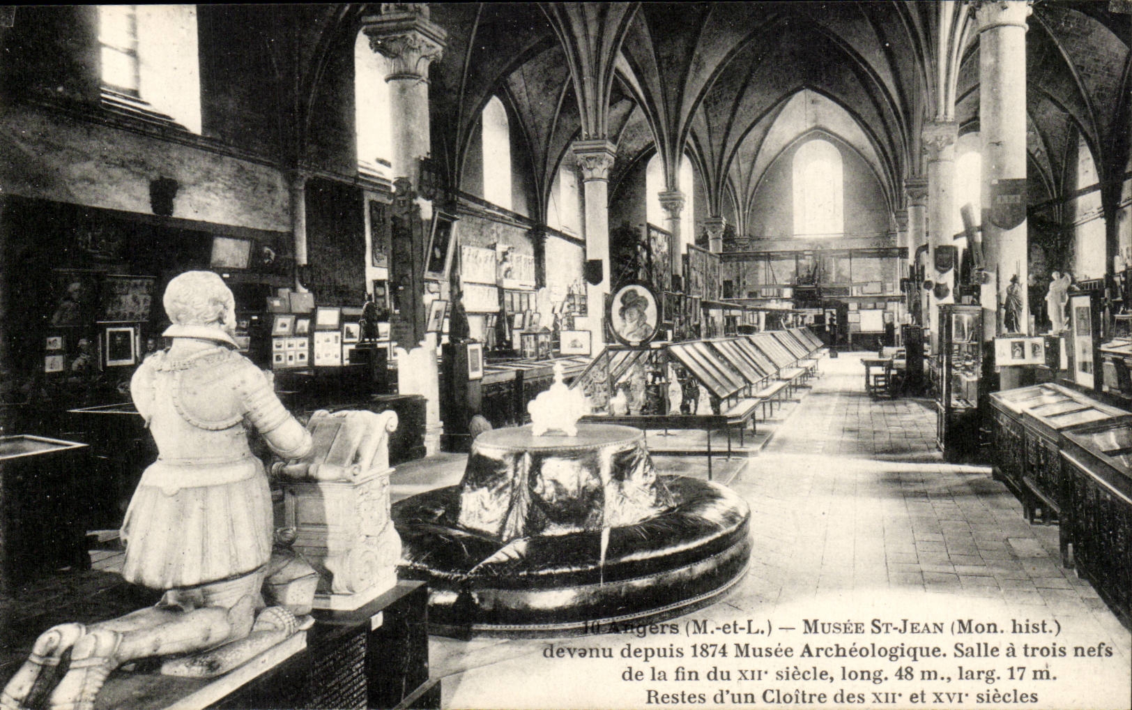 Angers CPA musee St Jean devenu depuis 1874 musee archeologique restre d'un cloitre