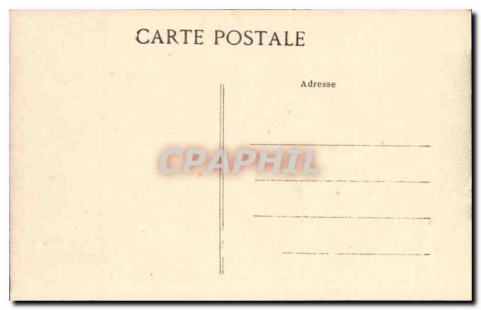 Angers CPA Jardin du Mail Un point vers la fontaine et la mairie — Rückseite