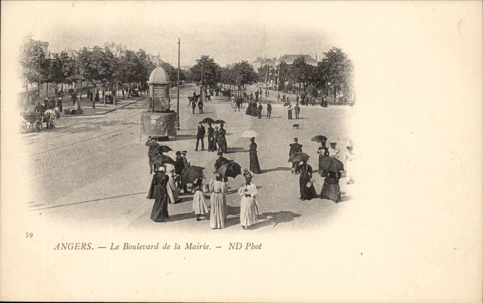 Angers CPA Le boulevard de la Mairie