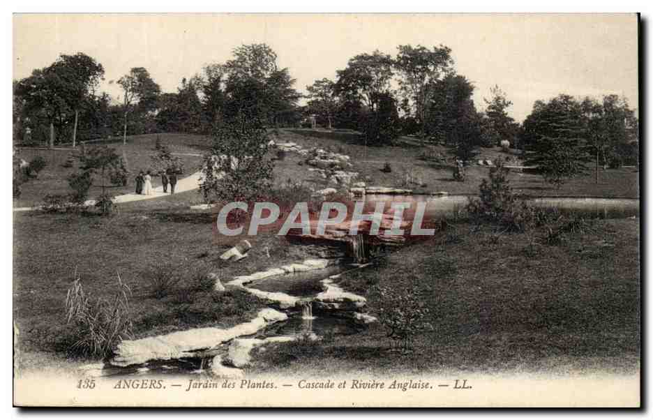 Angers CPA Le Jardin des plantes Cascade et riviere anglaise