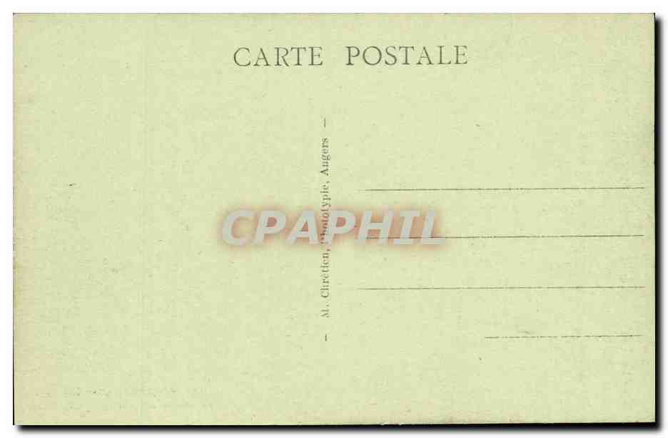 Angers CPA un beau coin du Jardin des plantes — Back