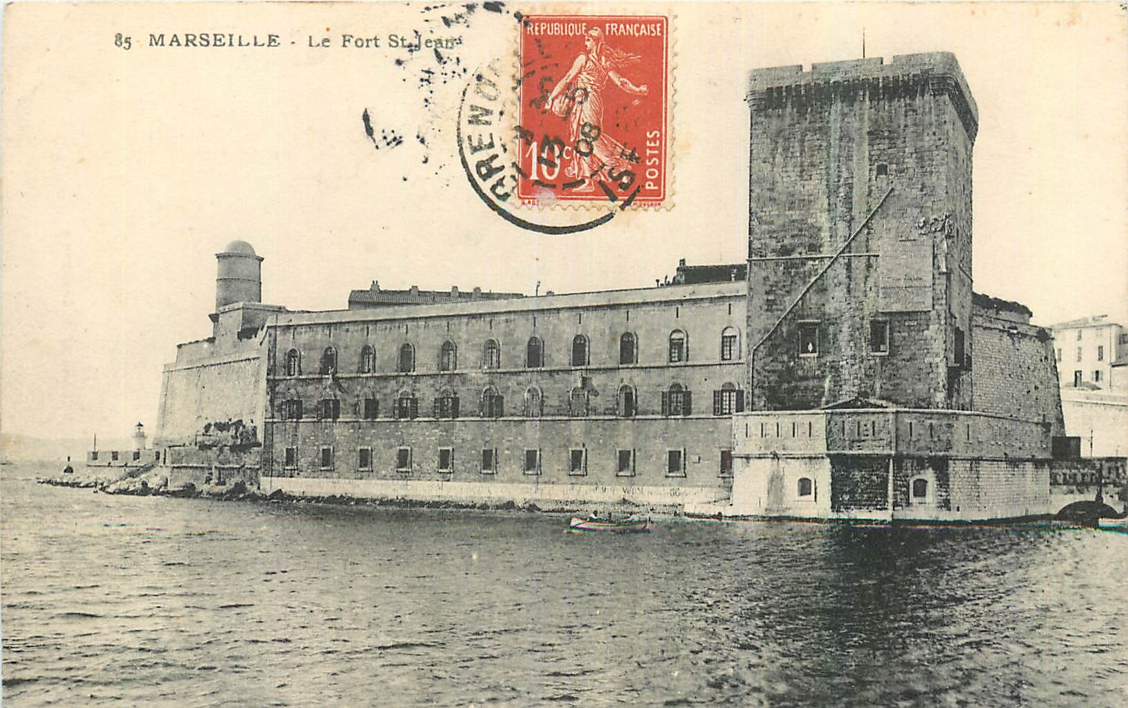 CPA Marseille Le Fort St Jean 