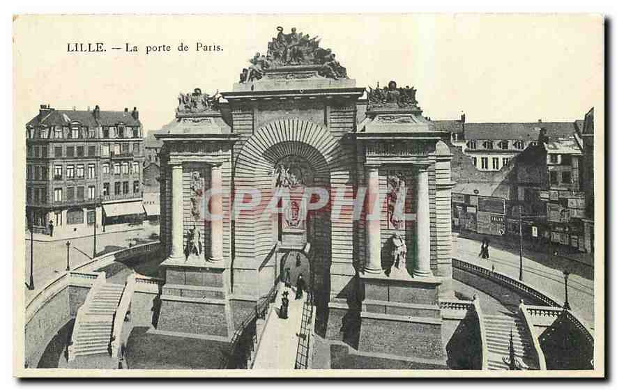 CPA Lille La porte de Paris 
