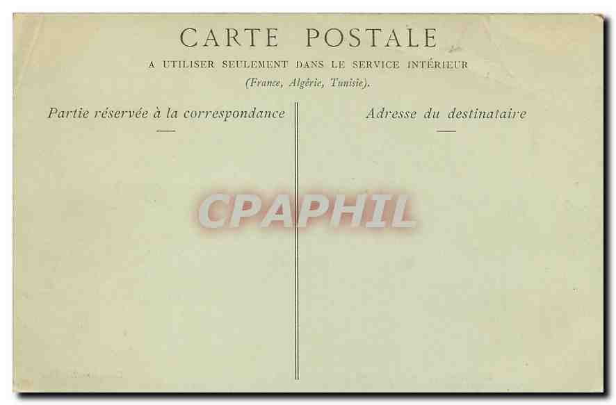 CPA Le Havre La Jetee un Jour de Tempete Phare — Verso