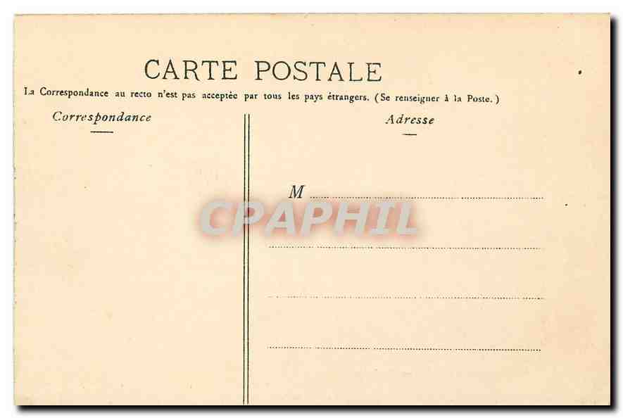 CPA Parc de Versailles Bassin de Neptune  — Verso
