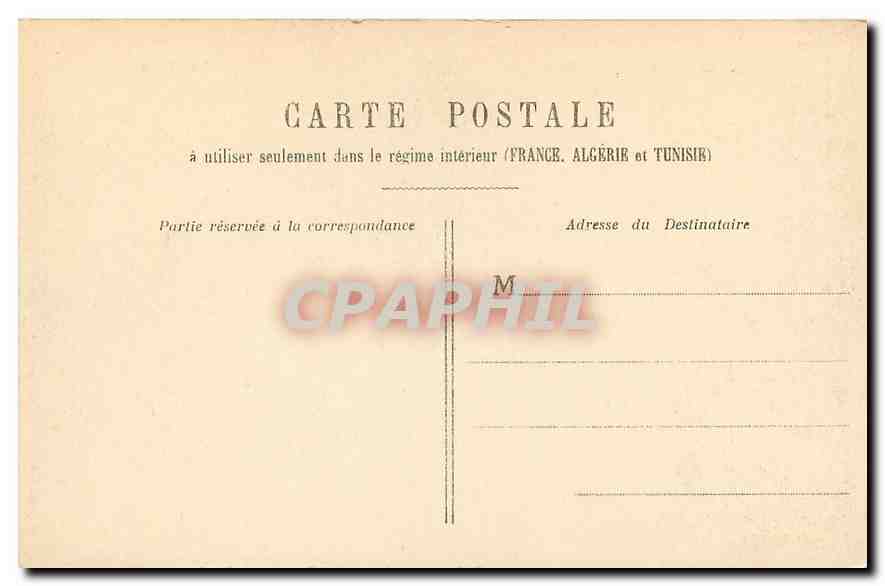 CPA Saint Cloud Le Parc  — Rückseite