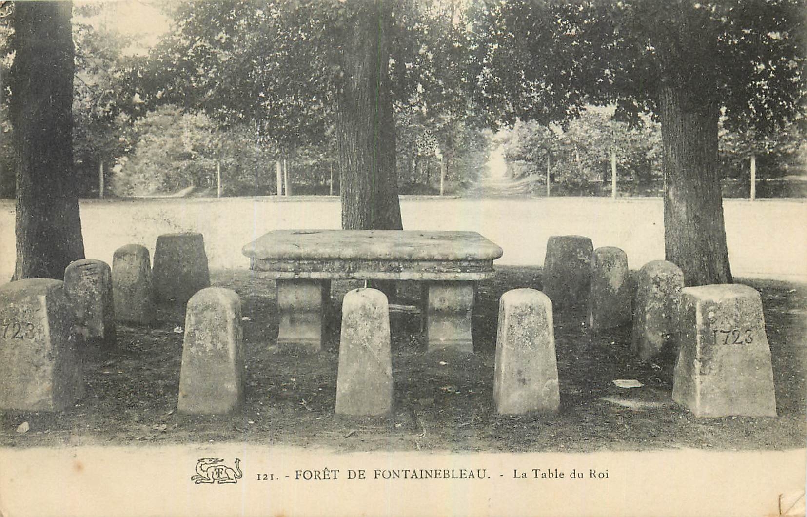 Forêt de Fontainebleau — La Table du Roi — Verlag CPAPHIL n°121