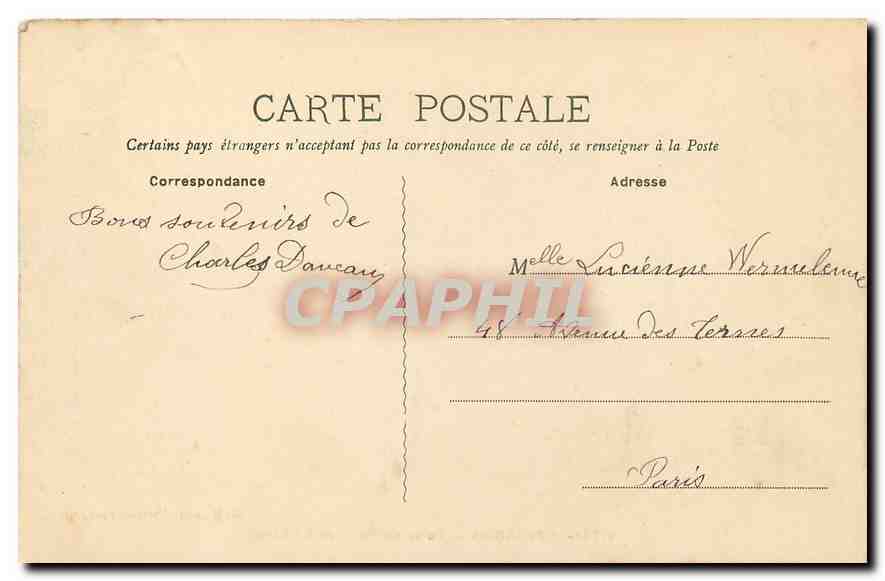 CPA Vitry le Francois Porte du Pont cote interieur  — Back
