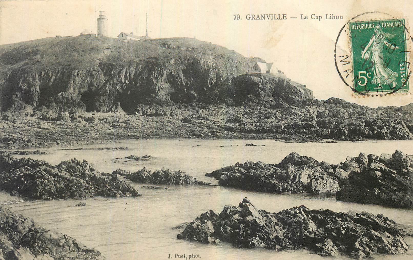 CPA Granville Le Cap Lihou Phare