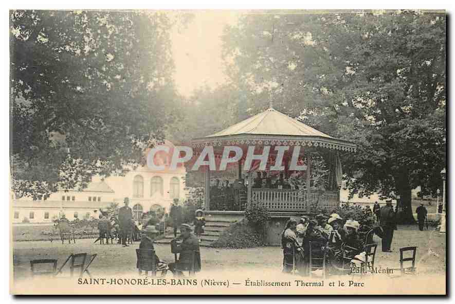 CPA Saint Honore les Bains Nievre Etablissement Thermal et le Parc 