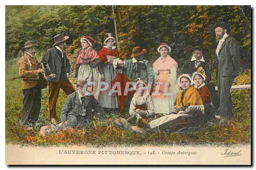 L'Auvergne pittoresque. - 148. - Groupe Auvergnat - Jolsal