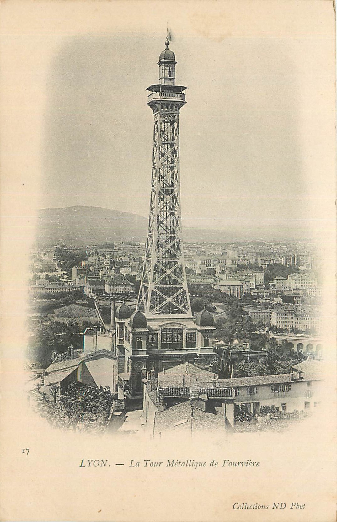 CPA Lyon La Tour Metallique de Fourviere