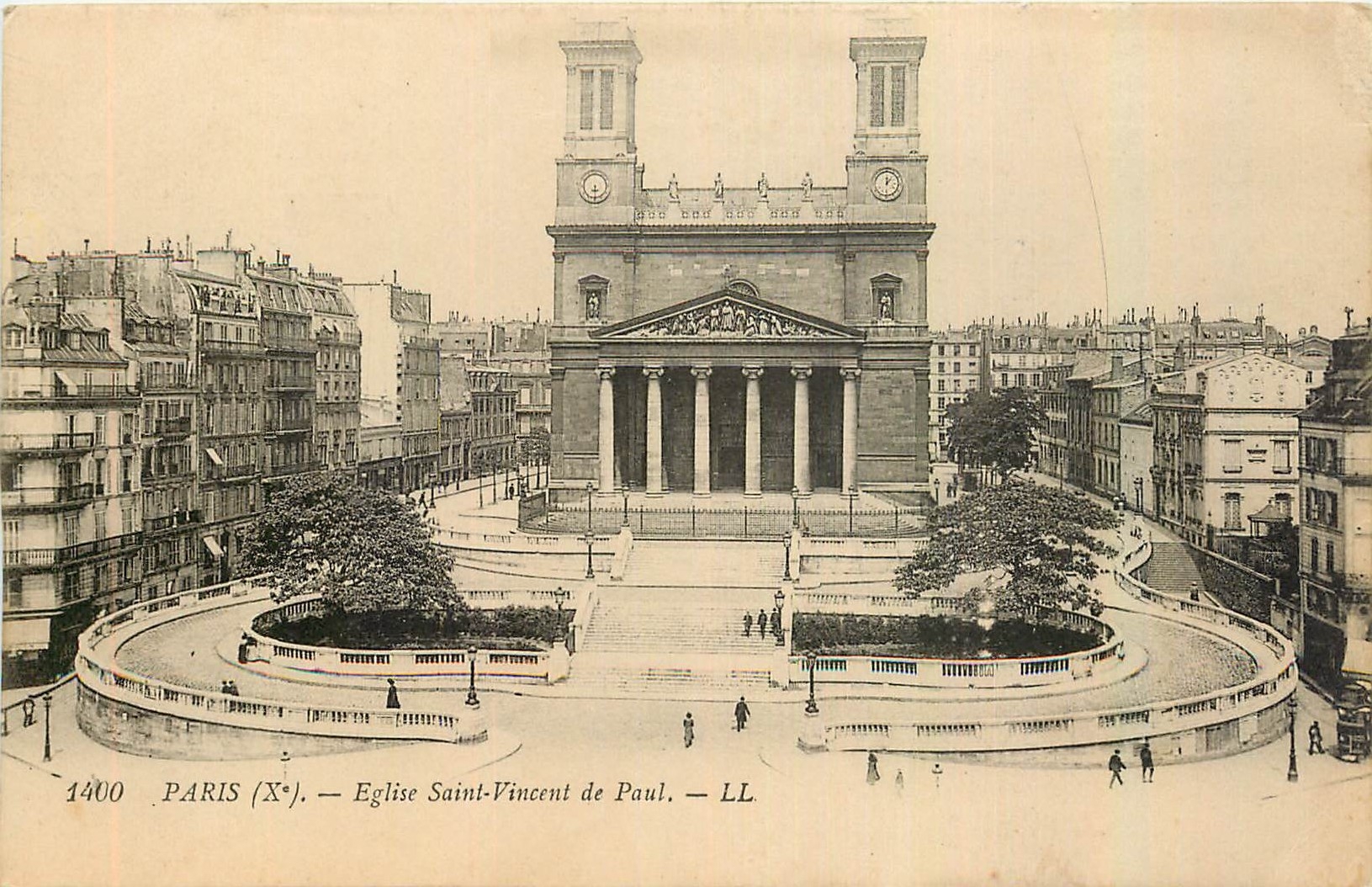 CPA Paris Eglise Saint Vincent de Paul 