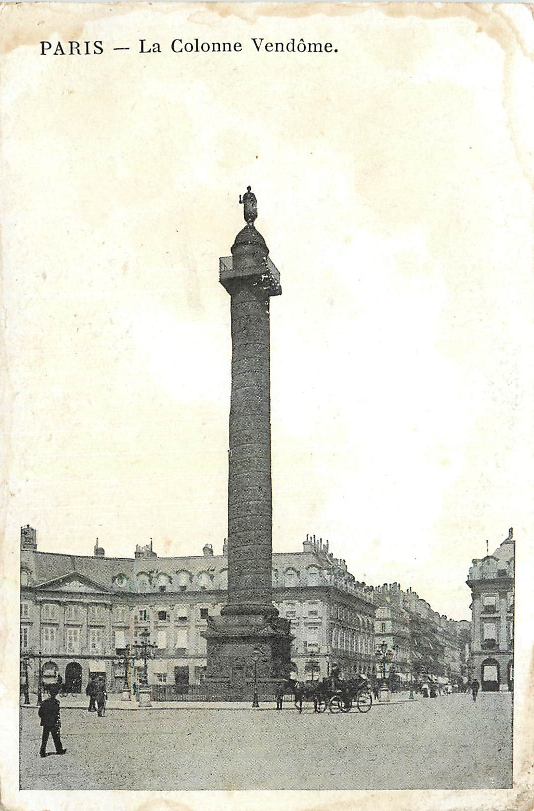 CPA Paris La Colonne Vendome 