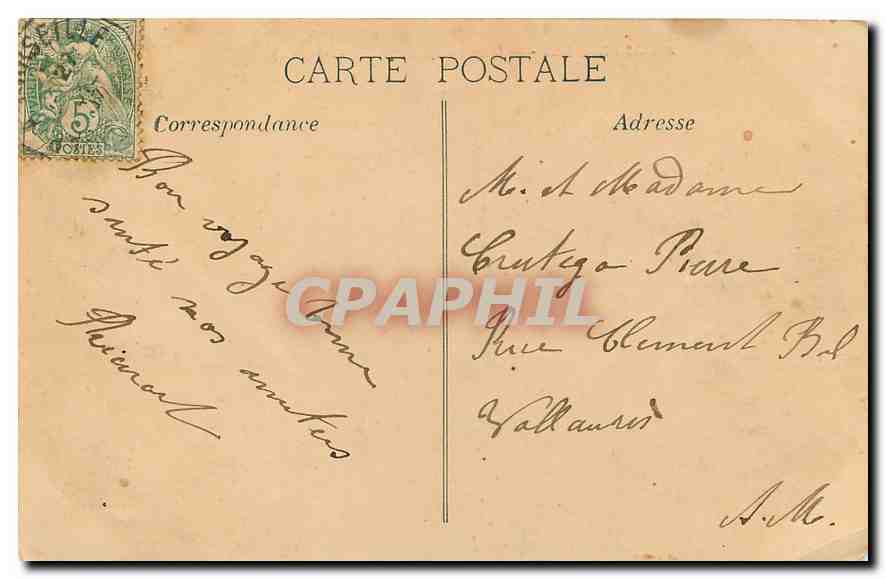 Aix en Provence — Intérieur du Monument Sec (n° 1) — éditeur non identifié — Verso